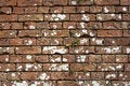 Free Old Weathered Red Brick Wall Royalty Free Stock Photos - 1002978