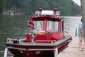 Free Fire Boat Royalty Free Stock Image - 1003156