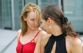 Free Two Girls Looking At Each Other Stock Image - 1005521