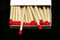 Free Red Tipped Wooden Match Sticks Stock Image - 1031291