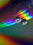 Free Drops On The Cd-disk Stock Image - 1031981