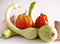 Free Trumpet Zucchini With Beef Tomato And Sweet Onions 2 Stock Photography - 1037242