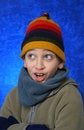 Free Boy Having Fun In Winter Royalty Free Stock Image - 1048136