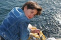 Free Woman On A Cliff Stock Photography - 1057582