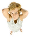 Free Woman Looks At Stock Image - 1058691