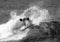 Free Surfing Black And White Stock Images - 1056114