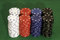 Free Casino Chips Royalty Free Stock Photos - 1056268