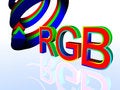 Free RGB Spiral Abstaction Royalty Free Stock Image - 10531626
