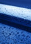 Free Water Drops On Blue Metal Stock Images - 10575864