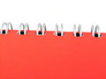 Free Red Notebook Closeup Royalty Free Stock Photography - 1060617
