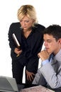 Free Businessman With A Secretary Stock Photography - 1079772