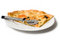Free Slice Of Pizza On White Plate With Pizza Cutter Royalty Free Stock Photography - 1073957