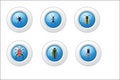 Free Insect Web Buttons Illustration Vector Royalty Free Stock Images - 10886479