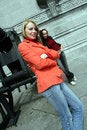 Free Two Girls In The City Stock Images - 1091824