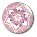 Free Pink And Purple Star Glass Button Orb Stock Photos - 1097723