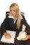 Free Beautiful Blonde Signing Contract Royalty Free Stock Images - 1092649