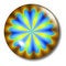 Free Blue Yellow Brown Flower Button Stock Photography - 1097742