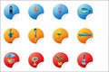 Free Retro Stickers Stock Photography - 10984122