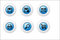 Free Web Icon Buttons Royalty Free Stock Photography - 10984107