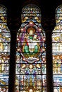 Free Virgin Mary Stained Glass Stock Photo - 1100860