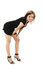 Free Attractive Young Model Posing In A Cute Black Dress Stock Photo - 1115410
