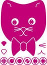 Free Icon Cat Right Round Stock Photo - 11188620