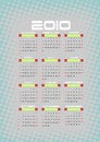 Free Calendar 2010 Stock Photos - 11247933