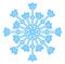 Free Snowflake Dark Blue Xmas Stock Photo - 11358800