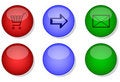 Free Website Internet Button Set Royalty Free Stock Photo - 11389475