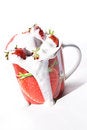 Free Fresh Creamy Strawberries Stock Photo - 11403690
