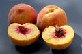 Free Ripe Juicy Fleshy Peaches Royalty Free Stock Photo - 1150725