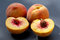 Free Ripe Juicy Fleshy Peaches Royalty Free Stock Photo - 1150725