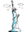 Free Statue Of Liberty, Illustration Stock Images - 1163594