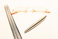 Free Pen Pad Glasses Royalty Free Stock Photos - 1166118
