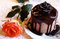 Free Easter Chocolate Cheesecake With Roses Stock Photography - 11690082