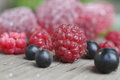 Free Red Raspberry With Jelly Closeup Stock Photo - 1173000