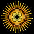 Free Orange Circular Pattern Stock Photos - 1180923