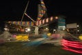 Free Long Exposure Scrambler Ride With Motion Blur Royalty Free Stock Image - 1193556