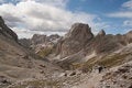 Free Trekkers In The Dolomites,Italy Stock Images - 1193724