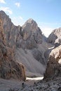 Free Steep Descent In The Dolomites,Italy Royalty Free Stock Image - 1193726