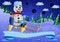 Free Snowman Sledging Royalty Free Stock Images - 11965579