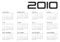 Free Calendar Grid Sunday-Saturday Royalty Free Stock Photography - 11967897