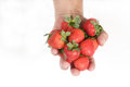 Free Handful Of Strawberries Royalty Free Stock Images - 1213319