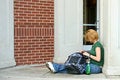 Free Teen Outdoors Sitting Royalty Free Stock Photo - 1237245