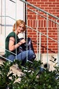 Free Teen With Bag Stock Image - 1237321