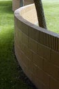Free S Shaped Wall And Lawn Stock Images - 1250934