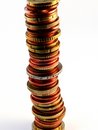 Free Stack Of Coins Royalty Free Stock Image - 1266006