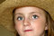 Free Little Girl In Straw Hat Stock Images - 1273694