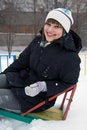 Free Smiling Girl In Winter Royalty Free Stock Photo - 12756345