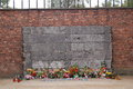 Free Auschwitz - Wall Of Death Royalty Free Stock Photography - 1290777